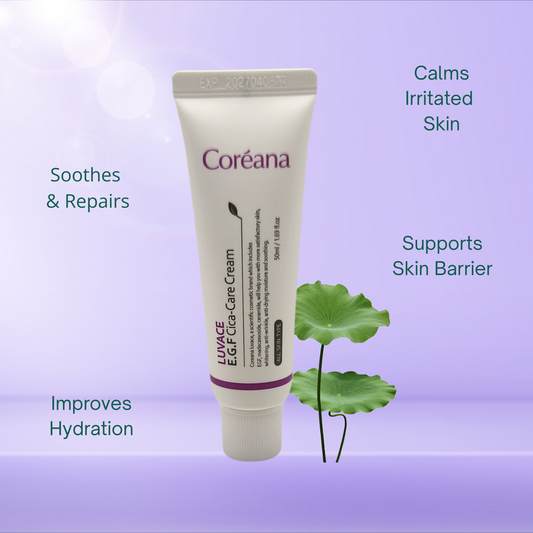 Coreana LUVACE E.G.F Cica-Care Cream (NZ Fast Shipping)
