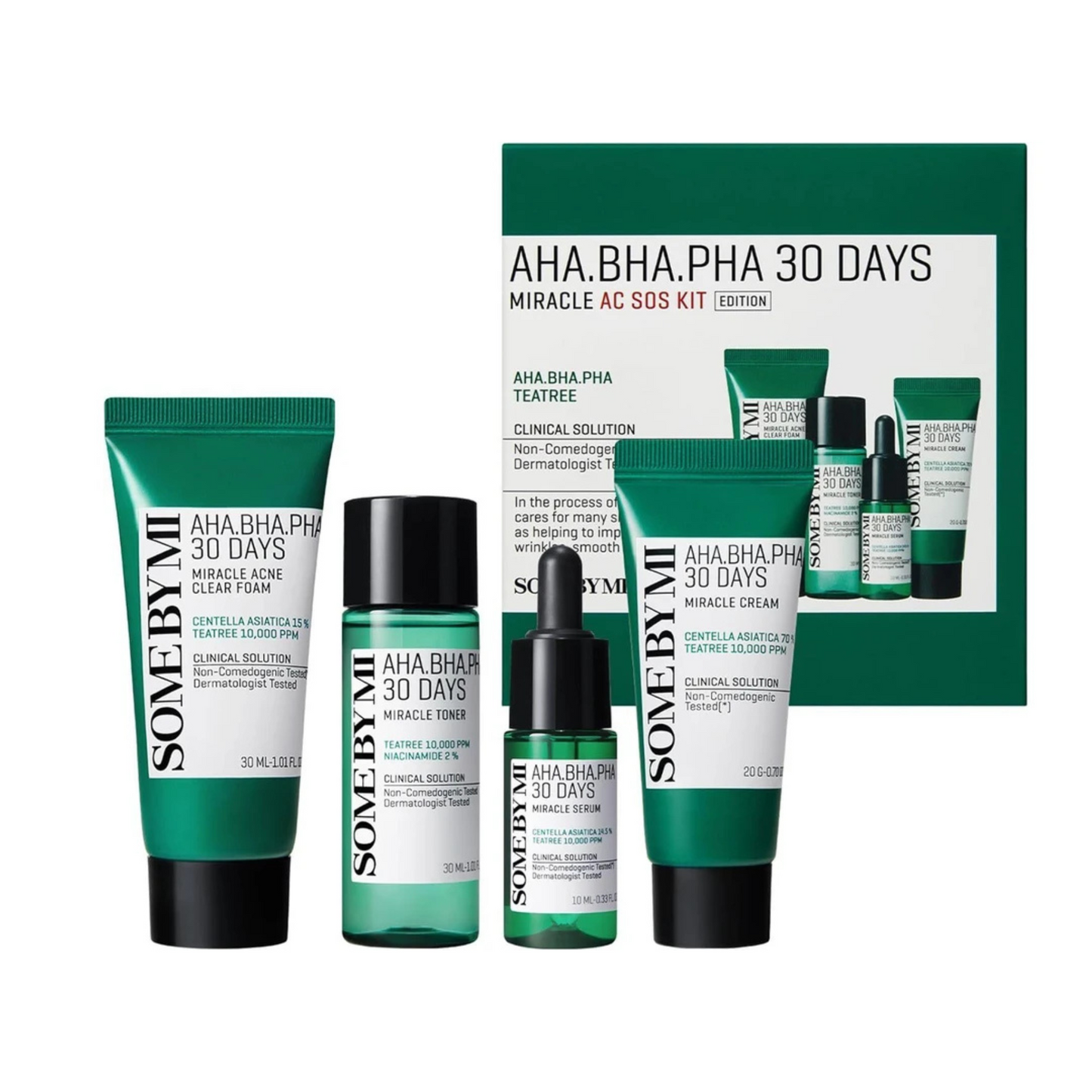 Some By Mi AHA·BHA·PHA 30 Days Miracle AC SOS Kit (NZ Fast Shipping)