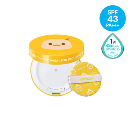 ATOPALM Tok Tok Facial Sun Pact SPF43 PA+++(Fast NZ Shipping)