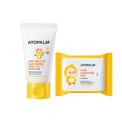 Atopalm Zinc Mild Up Sun Cream  + Pure Cleansing Pad (NZ Fast Shipping)