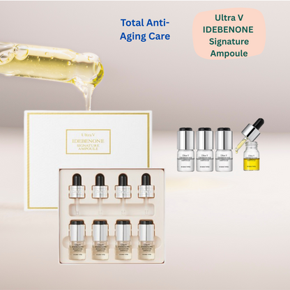 Ultra V Idebenone Signature Ampoule (8 ml × 4) (NZ Fast Shipping)