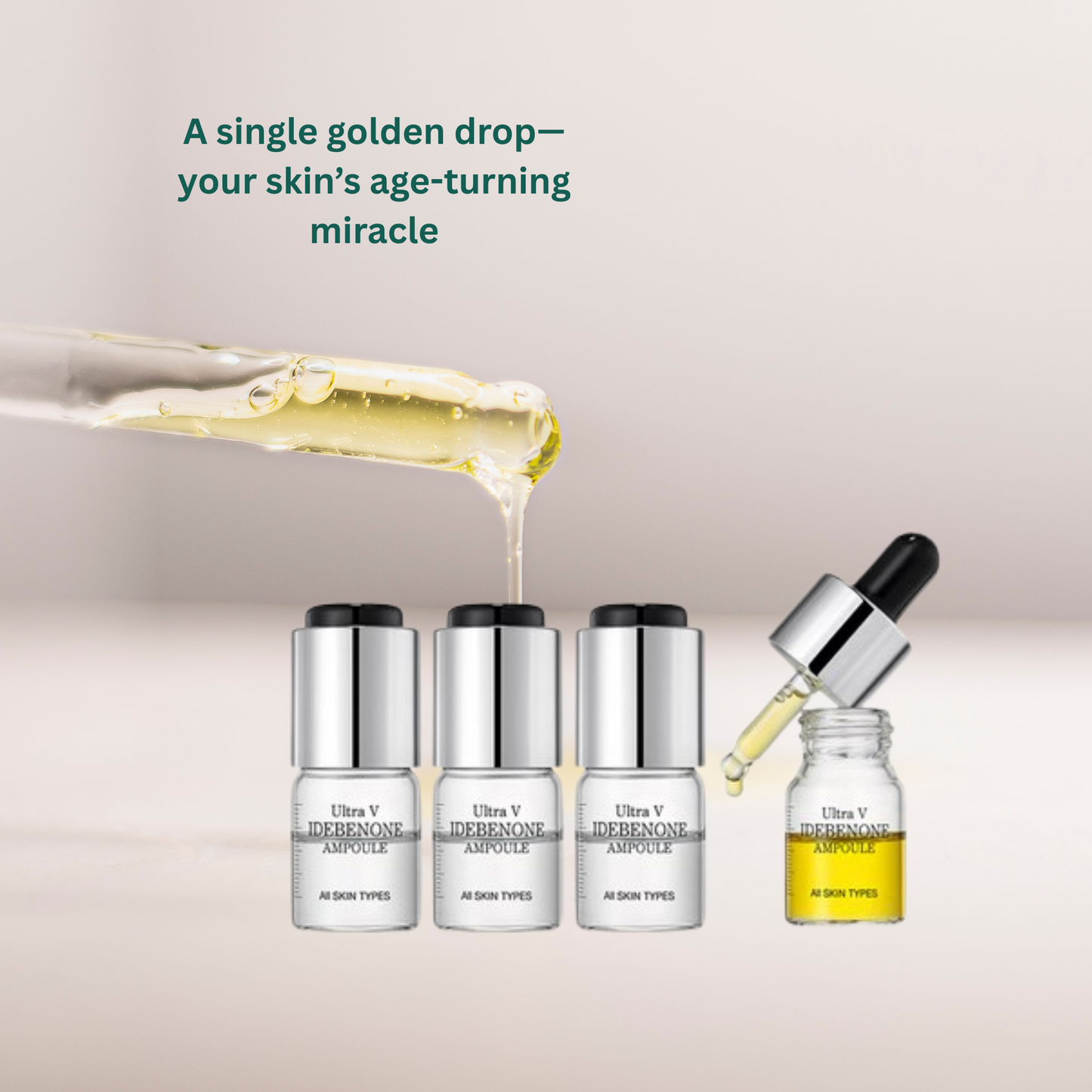 Ultra V Idebenone Signature Ampoule (8 ml × 4) (NZ Fast Shipping)