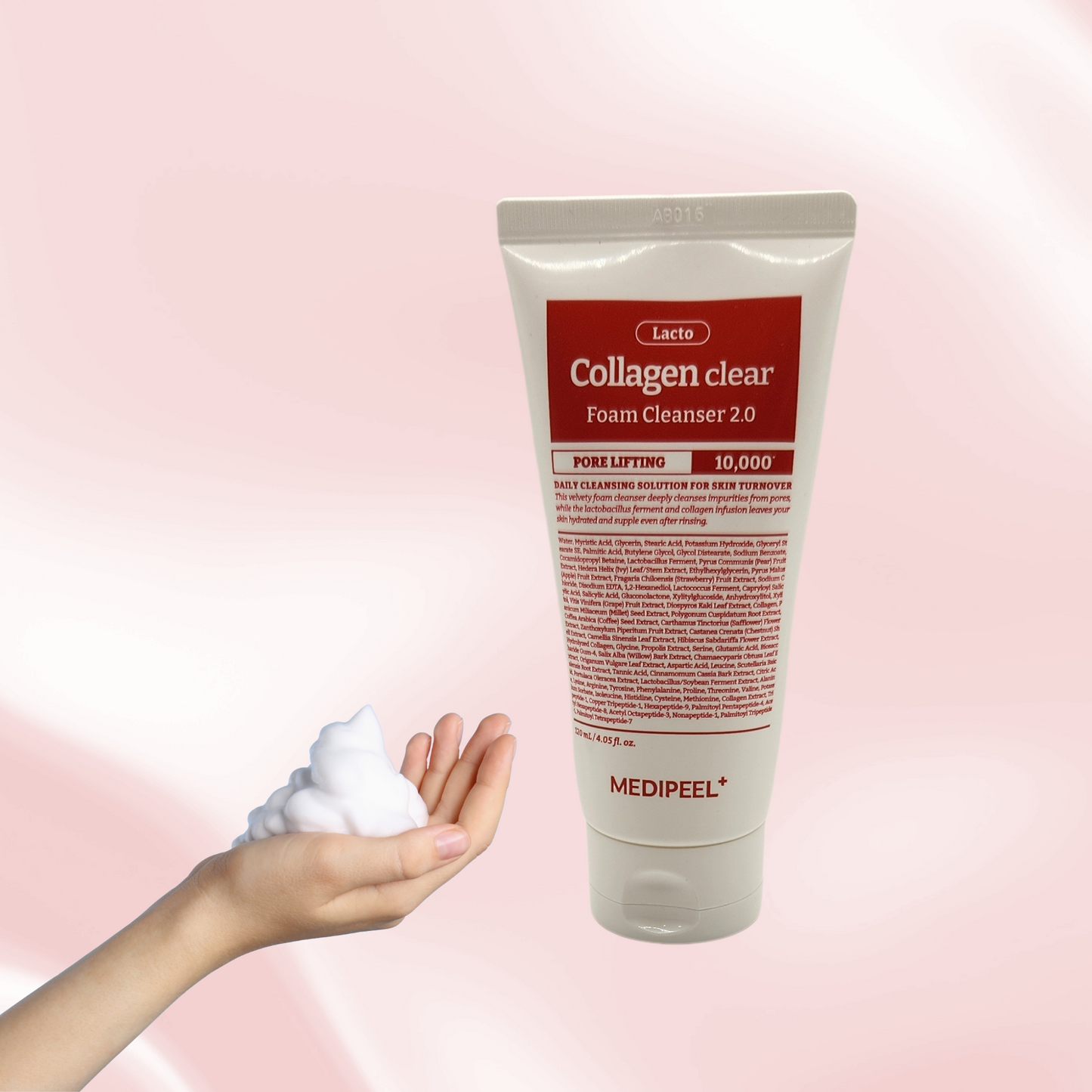 MEDIPEEL Red Lacto Collagen clear foam cleanser 2.0 (NZ Fast Shipping)