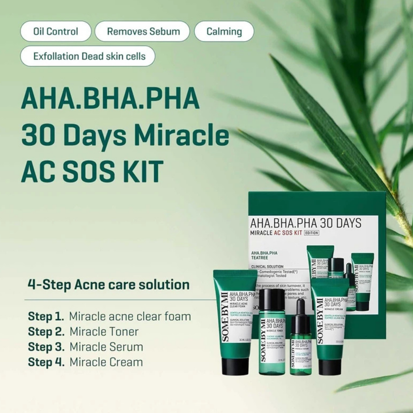 Some By Mi AHA·BHA·PHA 30 Days Miracle AC SOS Kit (NZ Fast Shipping)