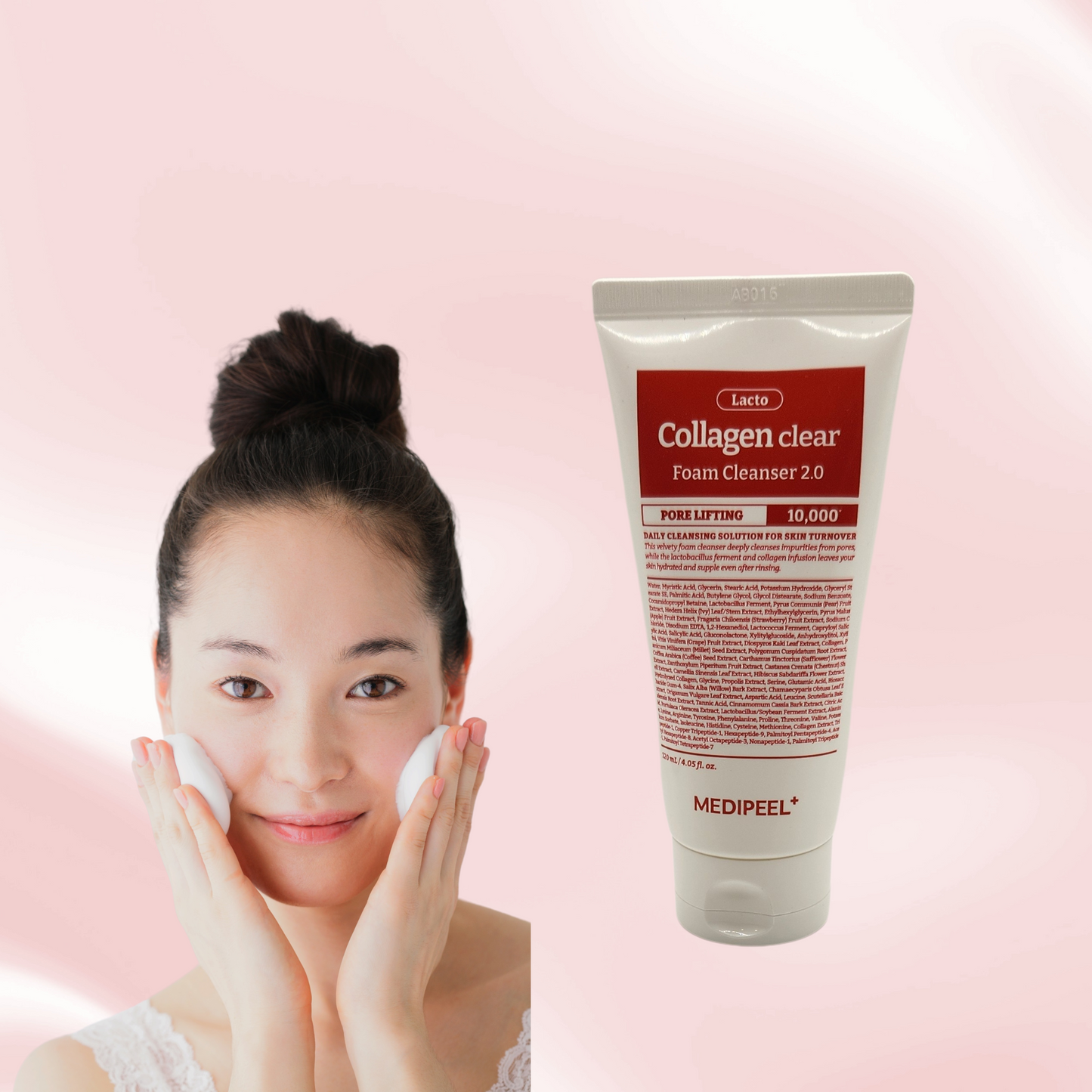 MEDIPEEL Red Lacto Collagen clear foam cleanser 2.0 (NZ Fast Shipping)