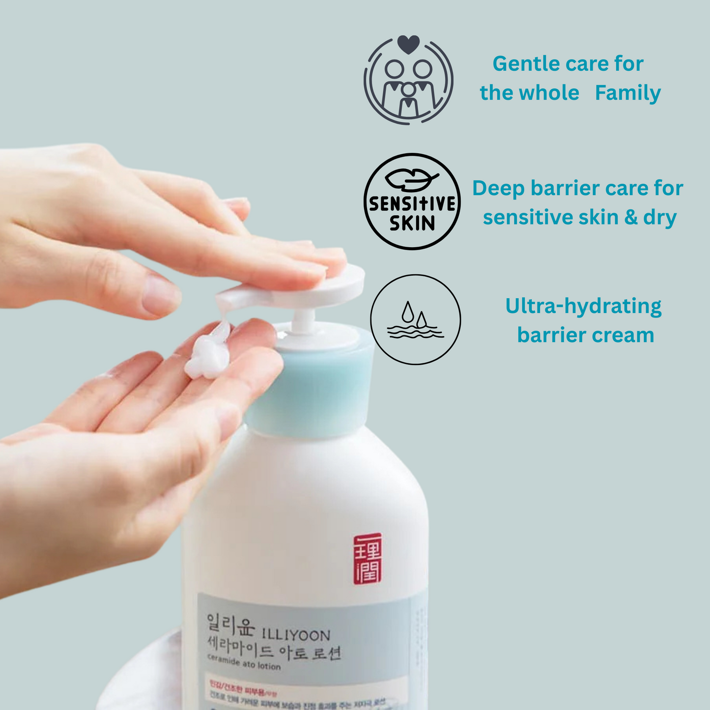 ILLIYOON Ceramide Ato Lotion (350ml / 528ml) (NZ Fast Shipping)