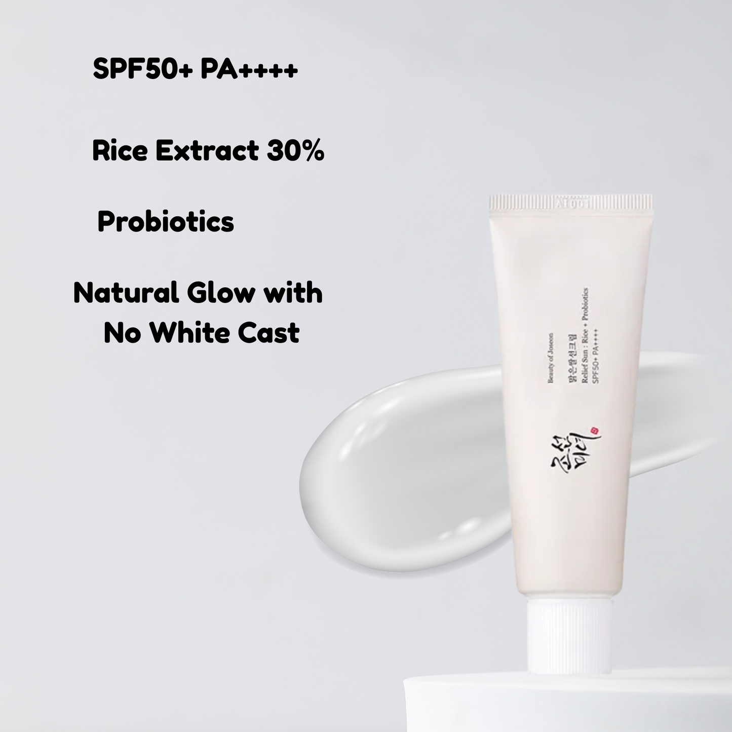 Beauty of Joseon Relief Sun: Rice + Probiotics SPF50+ PA++++ (NZ Fast Shipping)
