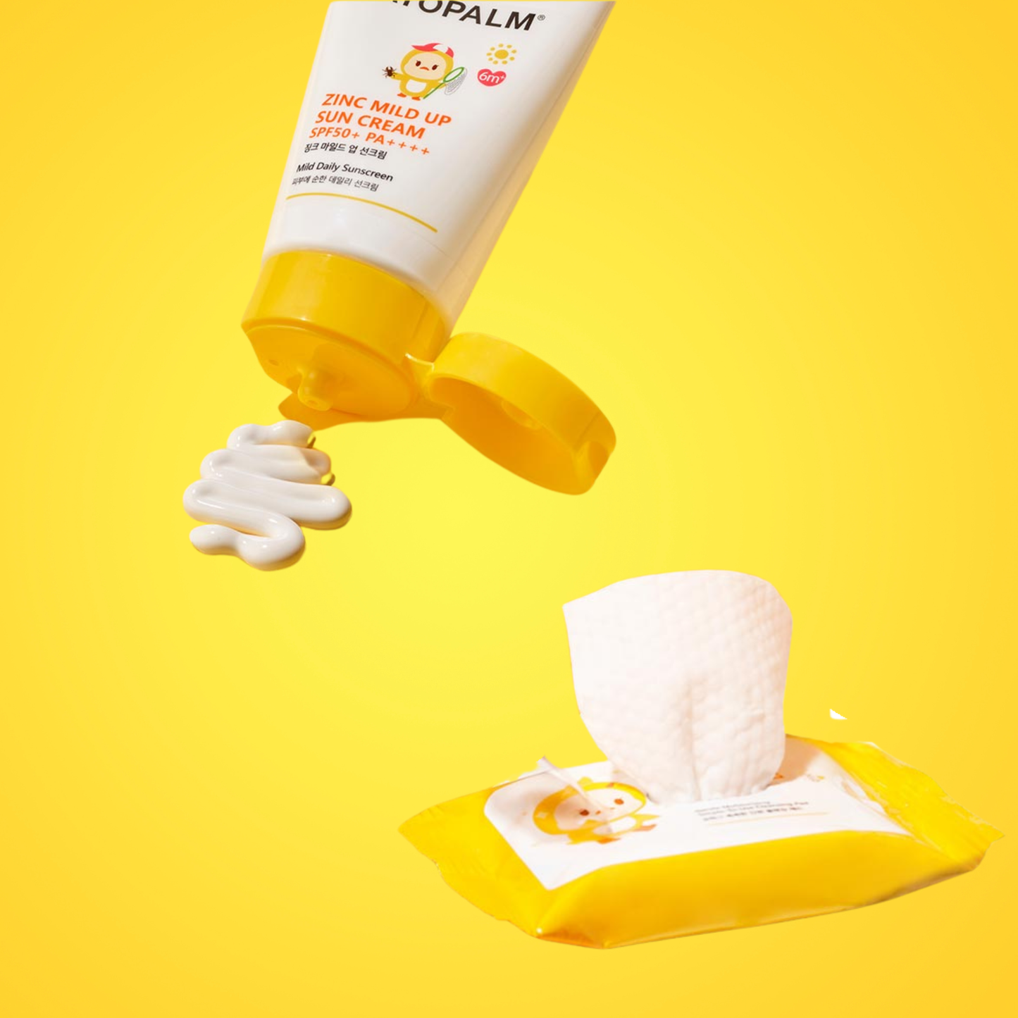 Atopalm Zinc Mild Up Sun Cream  + Pure Cleansing Pad (NZ Fast Shipping)