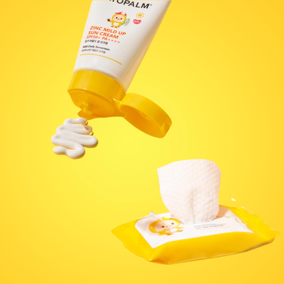 Atopalm Zinc Mild Up Sun Cream  + Pure Cleansing Pad (NZ Fast Shipping)