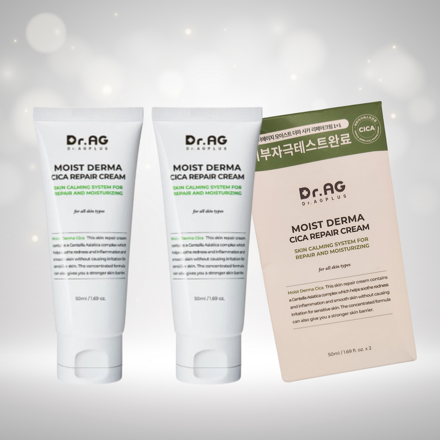 Dr. AG MOIST DERMA CICA REPAIR CREAM 50ml x 2 (NZ Fast Shipping)