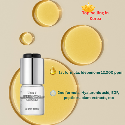 Ultra V Idebenone Signature Ampoule (8 ml × 4) (NZ Fast Shipping)