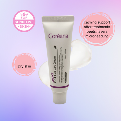Coreana LUVACE E.G.F  Cica-Care Cream (NZ Fast Shipping)